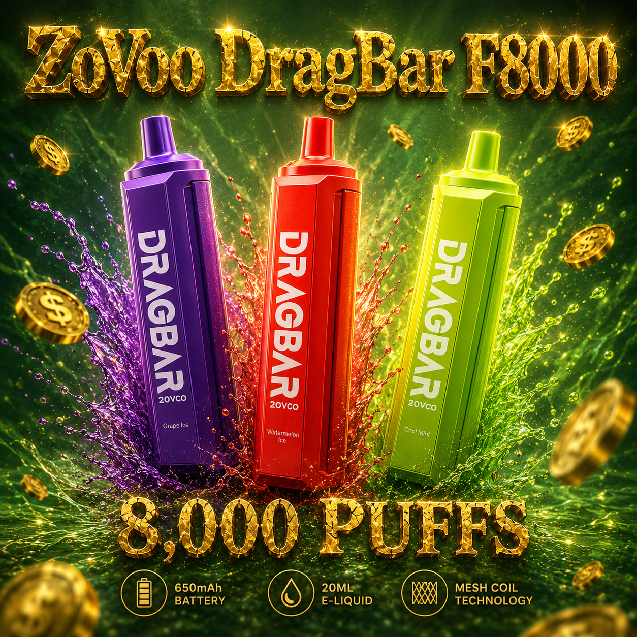 ZoVoo DragBar F8000