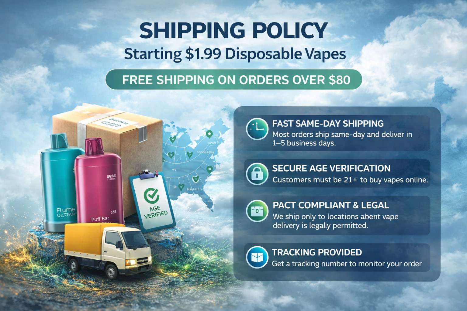 Free Shipping Disposable Vapes