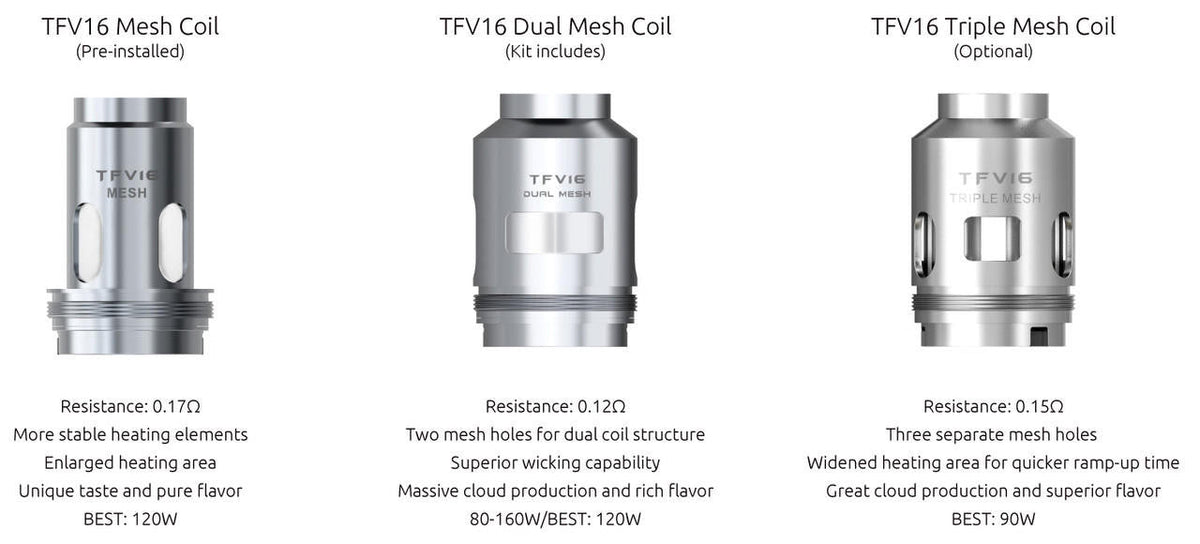 SMOK TFV16 Coils 3pk
